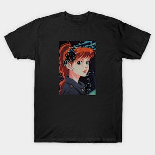 Retro Anime Girl Vintage 70s 80s 90s T-Shirt